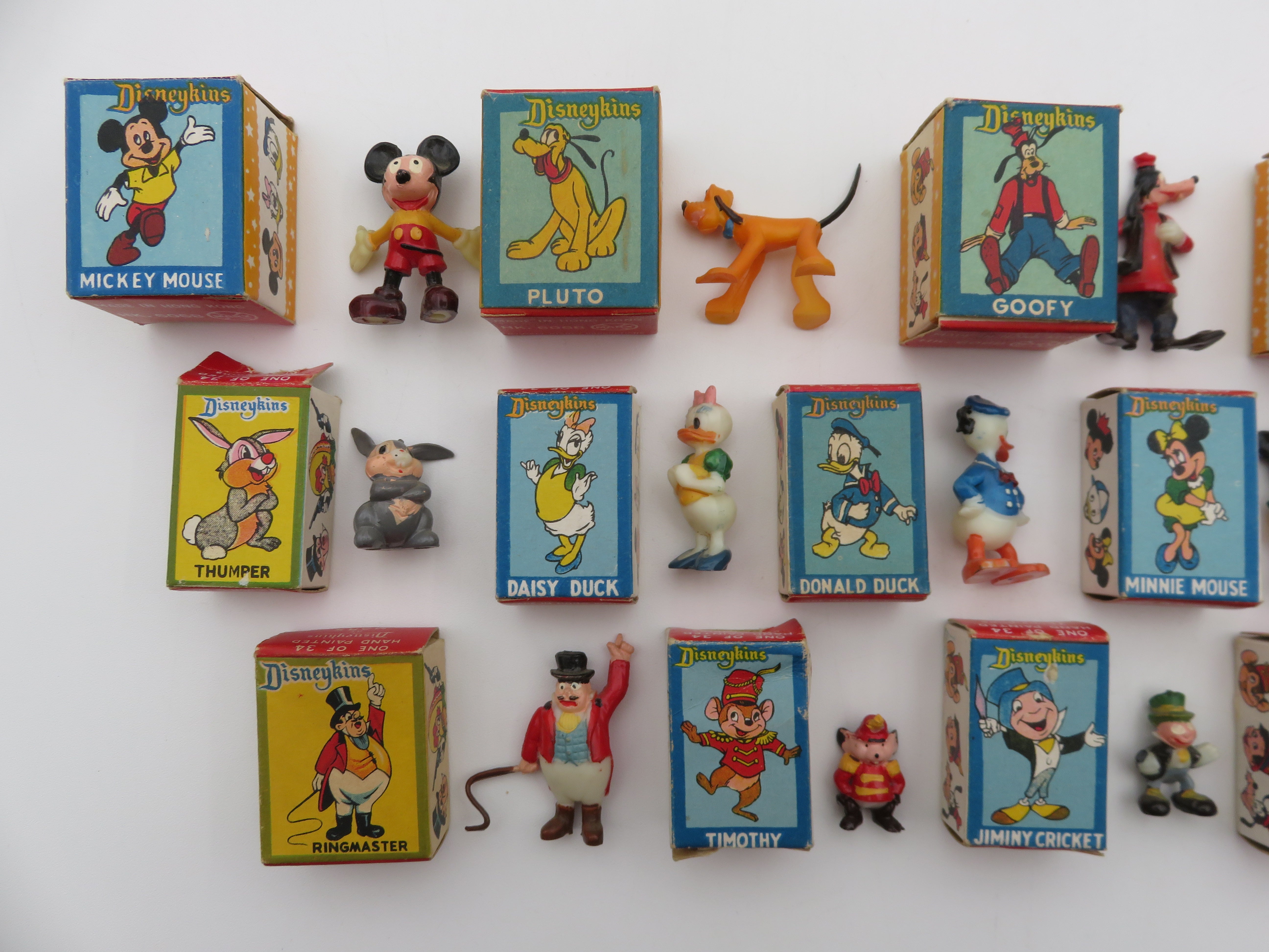 VINTAGE Disneykins Figure Lot of (16) - Louis Marx & Co./Marx Toys (c. 1960s) Collectibles